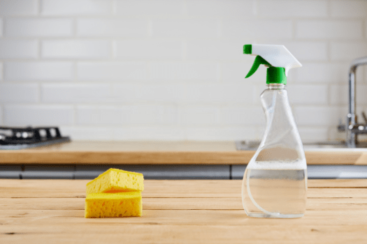 Bleach spray disinfectant